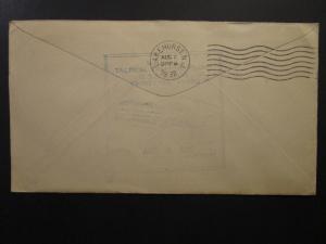 US 1932 USS Akron Training Flight Cover - Z4766