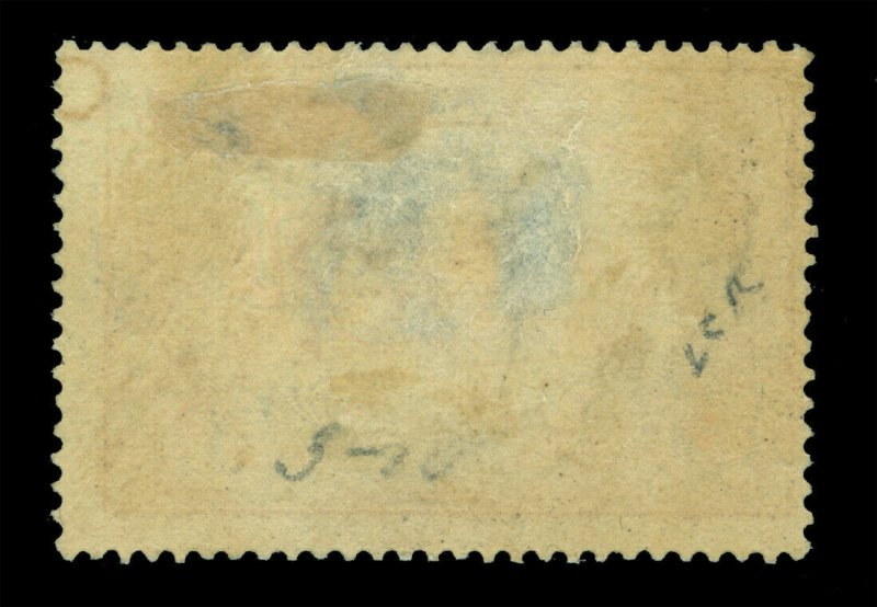 German Colonies - SAMOA 1914 Yacht G.R.I. surcharge 3sh/3mk viol Sc# 112 mint MH