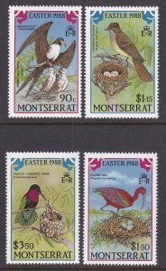 Montserrat  672-675 Easter Birds MNH VF