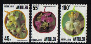 Netherlands Antilles  #496-498  MNH  1983  fruit trees