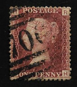 Great Britain 1864 - U - Plate #190 - Scott #33B