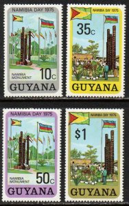 Guyana Sc #222-225 Mint Hinged