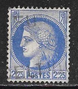 France 337: 2.25f Ceres, used, F-VF