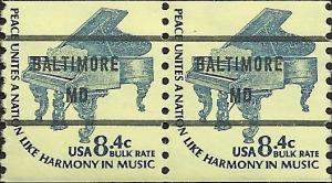 # 1615Cd MINT NEVER HINGED PRE-CANSELED PIANO