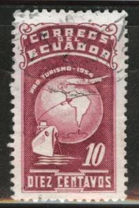 Ecuador Scott RA74 used 1954 postal tax stamp