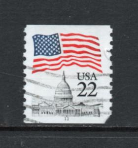 Scott # 2115a used coil single plate # 11 Tagged 17.5 x 21.5