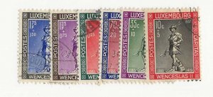 Luxembourg Sc #B79-B84 set of 6 used VF