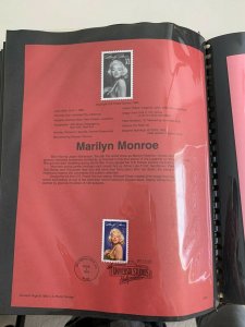 USPS Souvenir Page Scott 2967, 1995 Marilyn Monroe