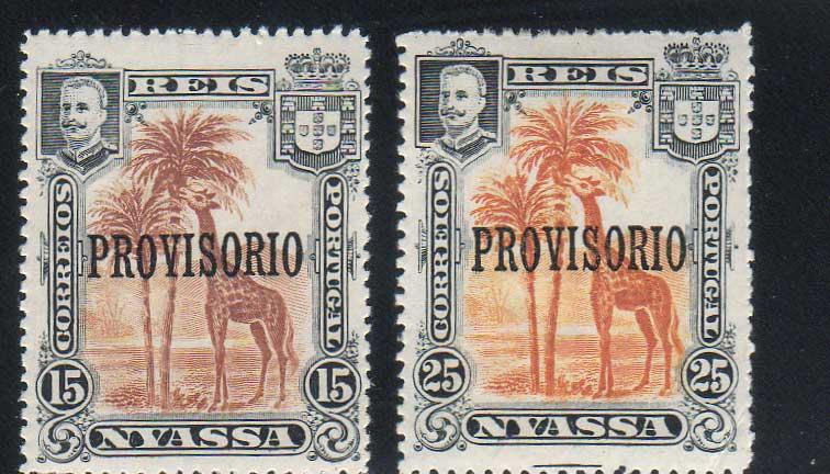 Nyassa Scott 42-43 Vasco da Gama Issues! OverPrints! MLH! 