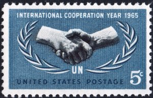 SC#1266 5¢ International Cooperation Year Issue (1965) MNH