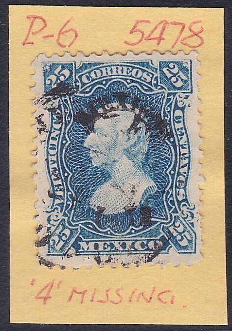 MEXICO 10c Hidalgo with variety used.......................................D2988