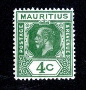 MAURITIUS  183  SINGLE  4¢  MINT LIGHT HINGE  SHERWOOD STAMP