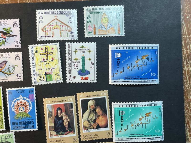 NEW HEBRIDES (BRITISH) # 259-279-MINT NEVER/HINGED--6 COMPLETE SETS--1978-80