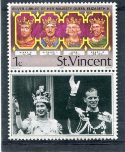 St.Vincent 1977 QUEEN ELIZABETH II Silver Jubilee Stamp Perforated Mint(NH)