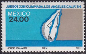 Mexico 1354 Olympic Diving 1984