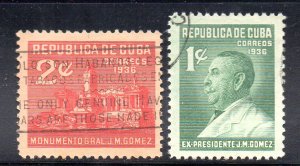 Cuba 322-323 Used