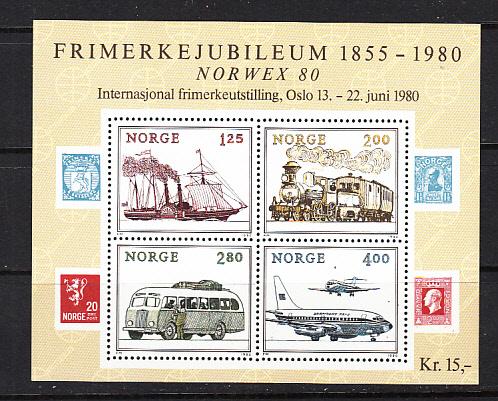 Norway SC# 765  1980 NORVEX S/S MNH