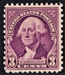 US 720 MNH VF 3 Cent Washington Deep Violet