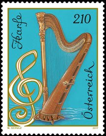 Scott #2668 Harp MNH