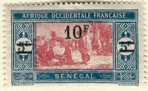 Senegal Sc #136 F-VF Mint OG hr French Colonies are Hot!
