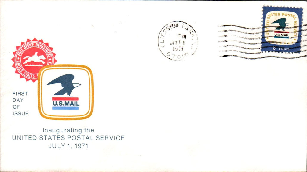1396 NJ, Cliffside Park 7171 USPS FDC United States, General Issue