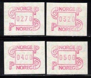 Norway ATM Machine Labels MNH (Frama Label Stamps)