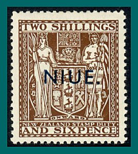 Niue 1945 Arms, 2'6s MLH #89A,SG83