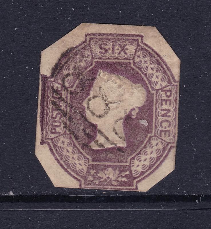 Great Britain the 6d Embossed used from 1847