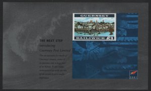 Guernsey 2001 MNH Sc 749 1pd  St Peter Port Guernsey Post Limited Sheet