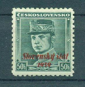 Slovakia sc# 23A mh cat value $22.50
