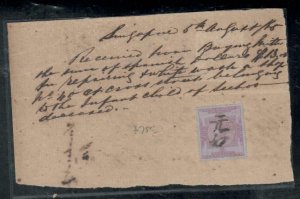 MALAYA STRAITS SETTLEMENTS (P1508B)  QV INDIA REVENUE 1A ON PART DOCUMENT 1865 