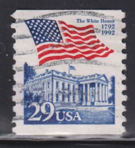 United States 2609 The White House Coil 1992