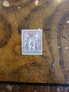 Stamps French Colonies Scott #39 h