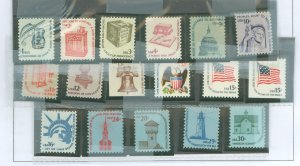 United States #1581-1606  Multiple