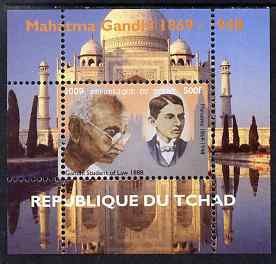 CHAD - 2009 - Mahatma Gandhi #1 - Perf De Luxe Sheet - MNH - Private Issue