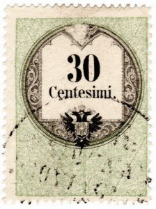 (I.B) Austria/Hungary Revenue : Stempelmarke 30c (Lombardy-Venetia)
