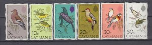 J48622 J L,Stamps 1974 cayman islands set mnh #322-7 birds
