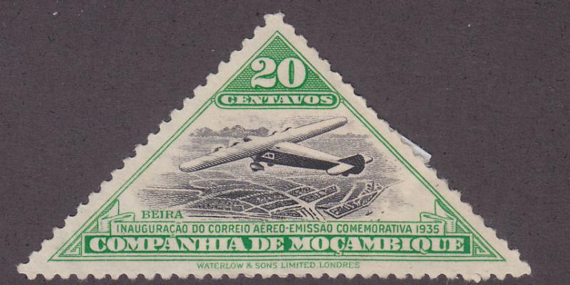 Mozambique Company 168 Plane Over Beira 1935