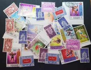 YEMEN Used CTO Stamp Lot T3006