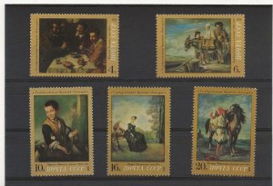 Russia 1972 Foreign Artists  set of 5 sg.4689-93   MNH