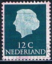 Netherlands 345, 12c Queen Juliana, used, VF