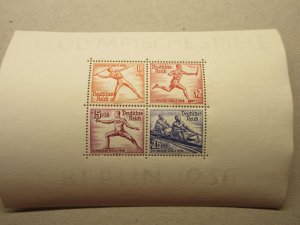 GERMANY Michel Block 5z & 6z DICKES PAPIER (SCOTT B91, B92), MH, Lot19, Cat €200