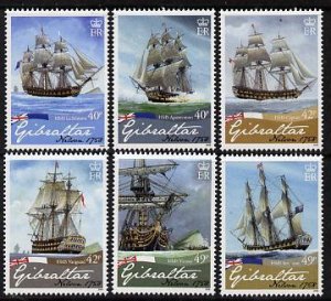 GIBRALTAR - 2008 - Lord Nelson, Ships - Perf 6v Set - Mint Never Hinged