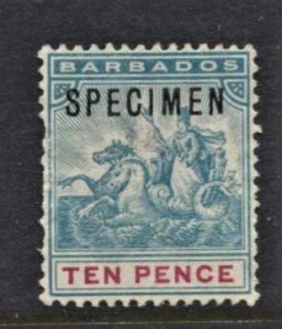 STAMP STATION PERTH - Barbados #78 Definitive 'Specimen MNG Wmk.2 CV$24.00