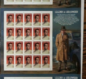 Scott #3152 Humphrey Bogart UNCUT Sheet of Stamps (120 Stamps) - MNH