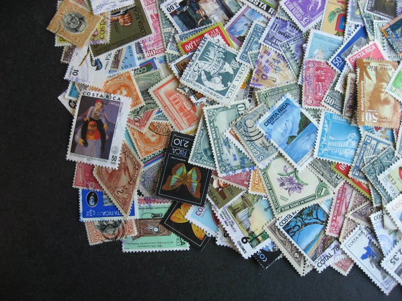 Costa Rica elusive mixture (duplicates, mixed condition) 250 check them out!