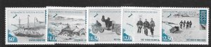 ROSS DEPENDENCY SG110/4 2008 BRITISH EXPEDITION 100th ANNIVERSARY MNH (r)