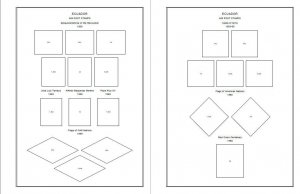  PRINTED ECUADOR AIRMAIL 1928-1983 STAMP ALBUM PAGES (102 pages)