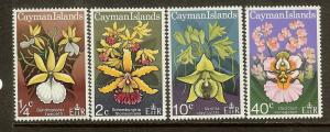 Cayman Islands, Scott #287-290, Wild Orchids, MNH