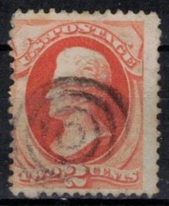 USA - Scott 183 w/ Circular Cancel